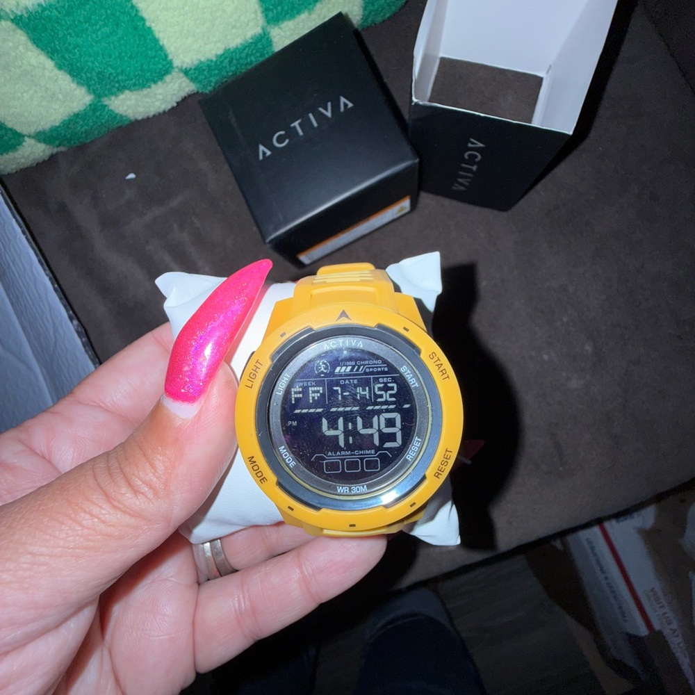 Invicta Yellow Digital Watch